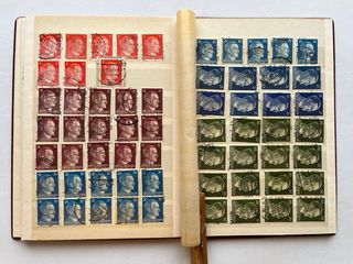 Sellos Tercer Reich/Adolf Hitler 16 PAG. Usados