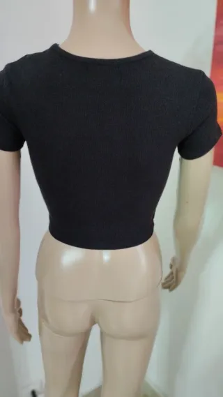 T-shirt donna nera XS
