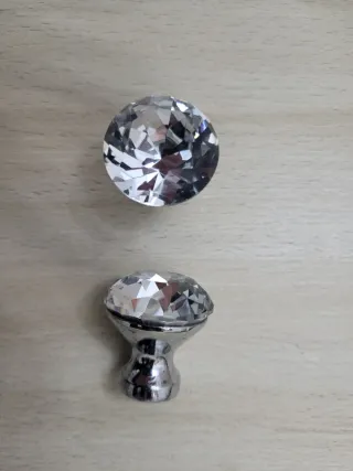 Tiradores Cristal y Metal para Cajones