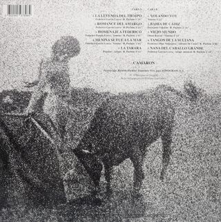 CAMARON DE LA ISLA LA LEYENDA DEL TIEMPO LP VINILO