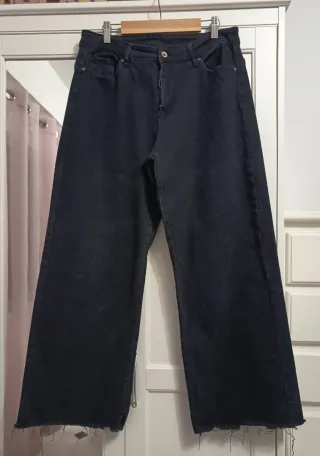 Pantalones vaqueros anchos negros