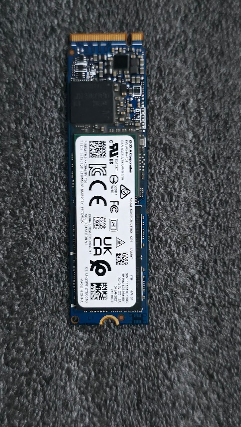 SSD Kioxia NVMe 1TB KBG60ZN