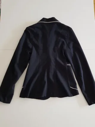 Blazer KIRA Y2K negro ribete blanco Talla XS