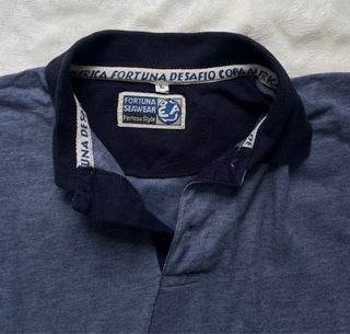 Polo manga larga Fortuna azul