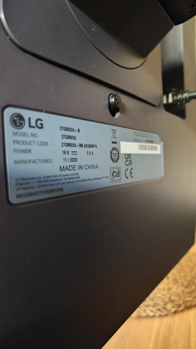 Monitor LG UltraGear 27 pulgadas 4K 144hz afbeelding 4