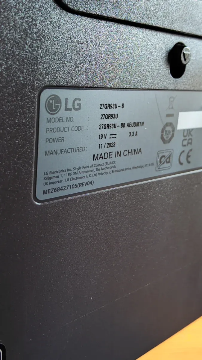 Monitor LG UltraGear 27 pulgadas 4K 144hz afbeelding 9
