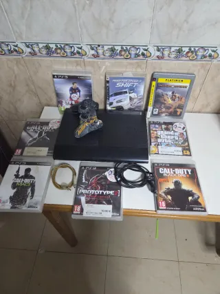 Consola PS3 + Juegos + Mando