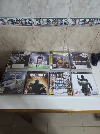 Consola PS3 + Juegos + Mando