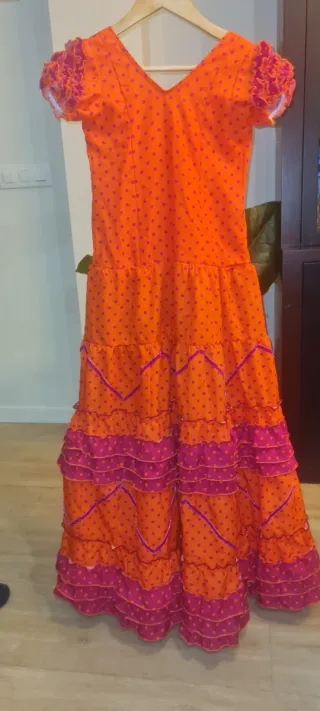 Traje Flamenca Niña Talla M