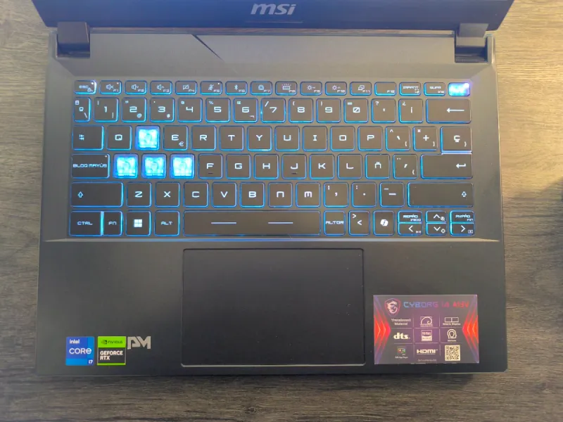 MSI i7 RTX 4060 16GB RAM 512GB SSD 3x Sin Intereses afbeelding 3