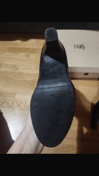 Botas altas negras tacón