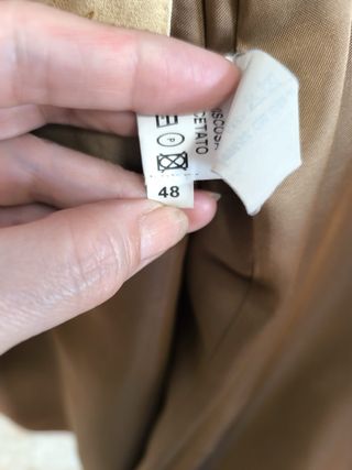 Abrigo marrón StyleMode con cuello de pelo