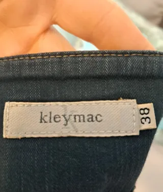 Falda vaquera Kleymac negra