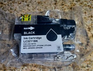 Pack 4 Cartuchos Tinta Negra Brother LC3211BK