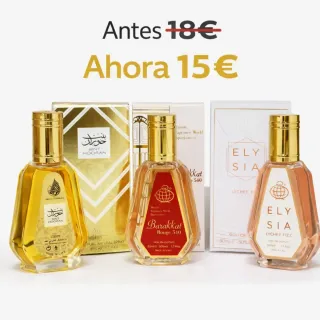 3 Perfumes Árabes 50ml Oferta 18€ Colonia Mujer