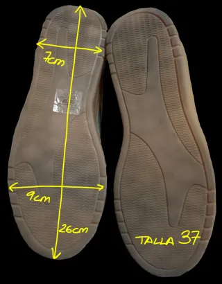 Zapatillas Primark Verde Talla 37