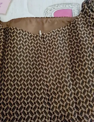 Abito vintage Antonio Fusco fantasia geometrica