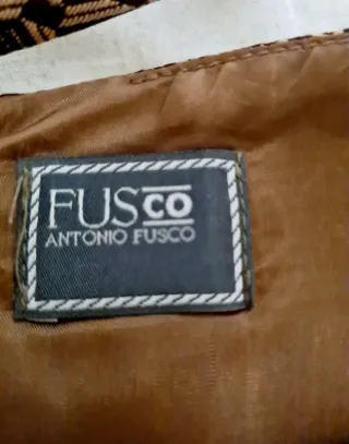 Abito vintage Antonio Fusco fantasia geometrica