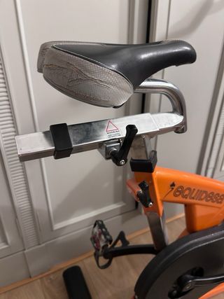 Bicicleta Spinning Estática Naranja