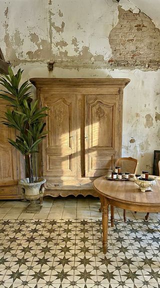 Armario Francés Roble Lavado Antiguo