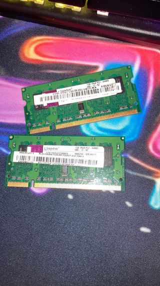 2x 1GB DDR2 RAM Kingston