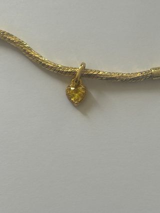 Pulsera Pandora Corazón Dorada