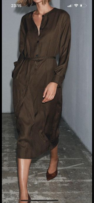 Vestido lunares Zara