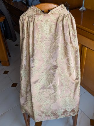 Vestido Fallera Falda y Corpiño Marrón Dorado