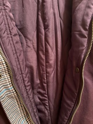 Parka mujer vino tinto