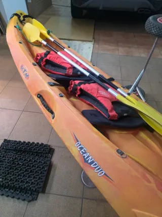 Kayak Doble Ocean Duo Naranja