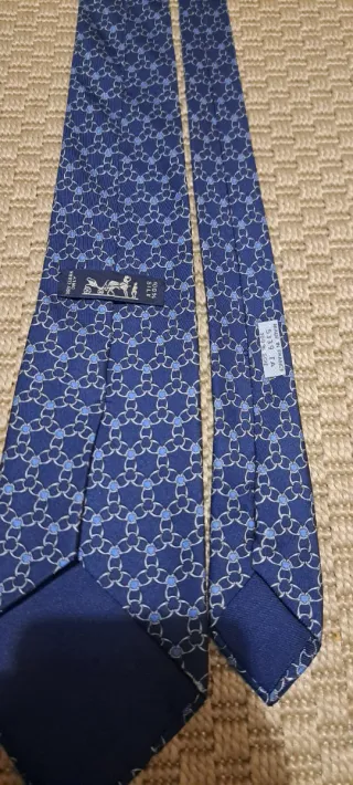 Corbata Hermes Azul