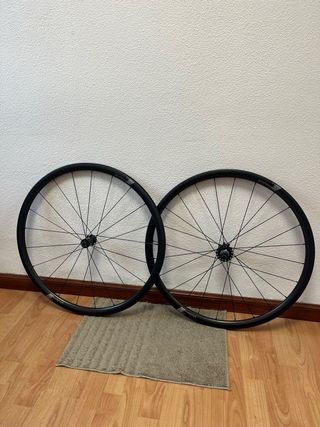 Ruedas bici carretera carbono vision sram y disco