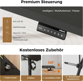 Escritorio Elevable Esquinero 150x125