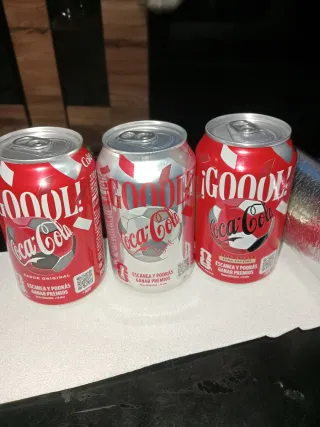 3 Latas Coca-Cola FIFA Gool Mundial 2026