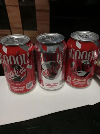 3 Latas Coca-Cola FIFA Gool Mundial 2026