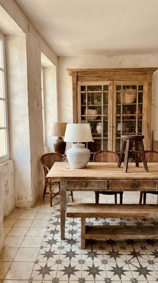 Mesa francesa madera 3 cajones