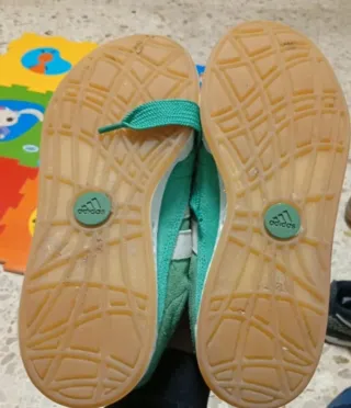 Adidas Scarpe Verdi e Bianche