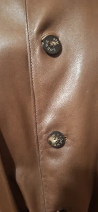 Chaqueta de Cuero Loewe Marrón