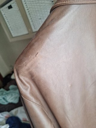 Chaqueta de Cuero Loewe Marrón
