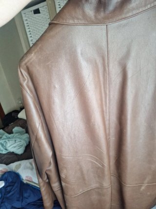 Chaqueta de Cuero Loewe Marrón