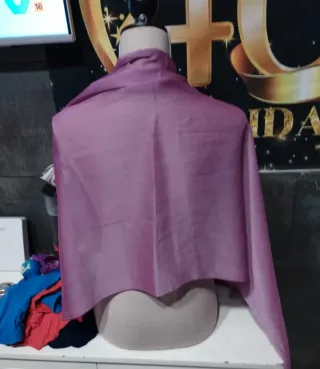 Pañuelo estilo fular morado