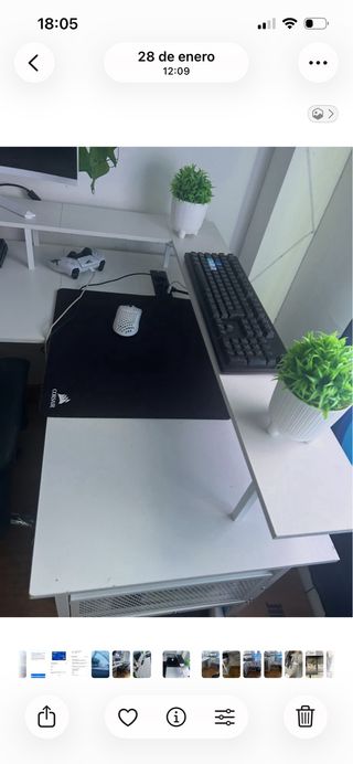 OFERTA!!Escritorio blanco en L