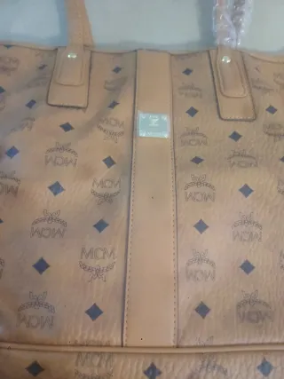 Bolso MCM Beige y Marrón