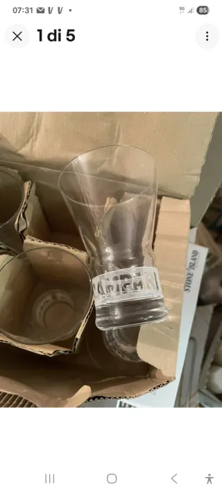 Set 6 Bicchieri Cocktail Campari