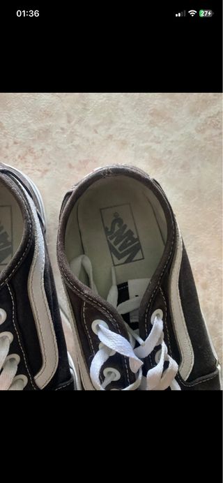 Scarpe Vans Tela Nere Bianche Tg 40