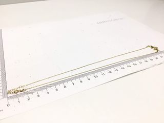 gargantilla oro 18k 22cm