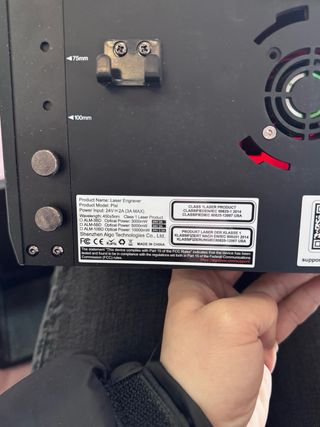 Grabador Láser AlgoLaser Pixi Negro 3w