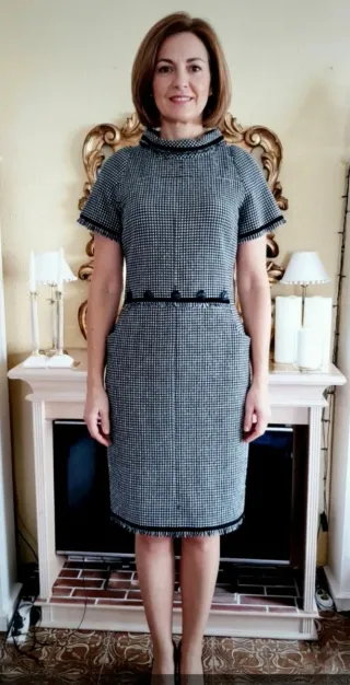 Vestido tweed invierno Purificación García