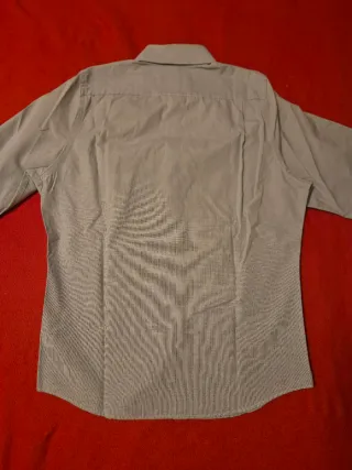 Camisa Abercrombie & Fitch cuadros gris Talla L