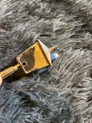 Mechero Llavero Farolillo con Piedra Azul